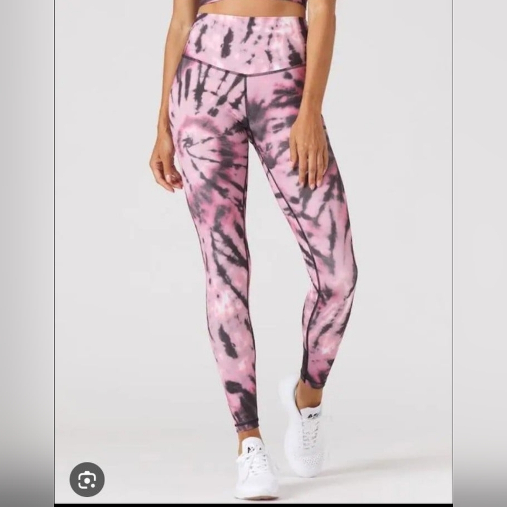 Glyder High Impact Pink Tie Dye leggings